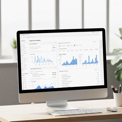 Google Search Console dashboard showing website security monitoring and analytics