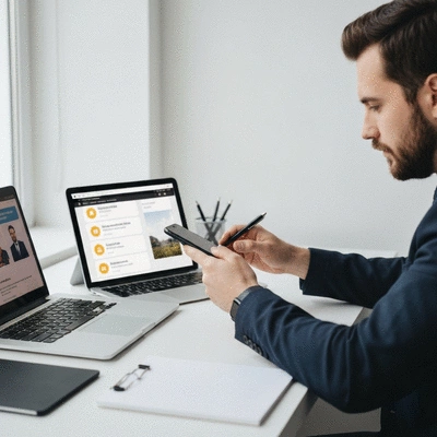 Professional monitoring online reviews and reputation on multiple devices
